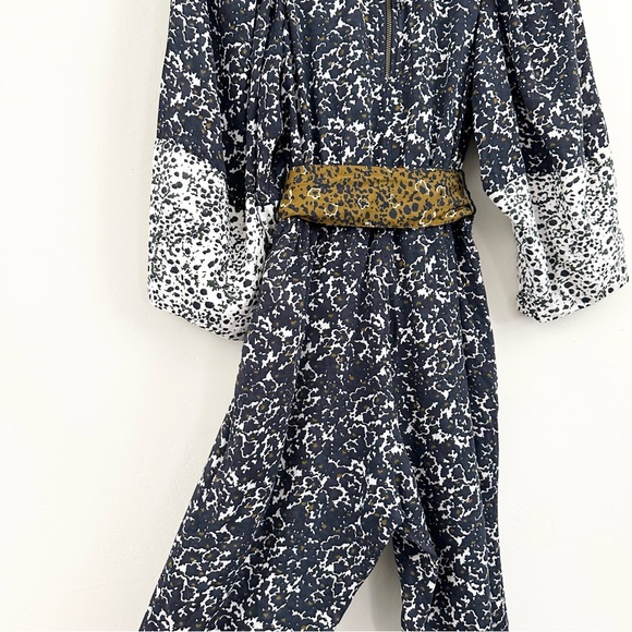 Apiece Apart Meru Wrap Jumpsuit in Multi Floral - Picture 10 of 16